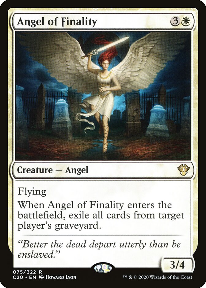 Anjo da Finalidade / Angel of Finality - Magic: The Gathering - MoxLand