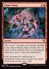 Distorção Caótica / Chaos Warp - Magic: The Gathering - MoxLand