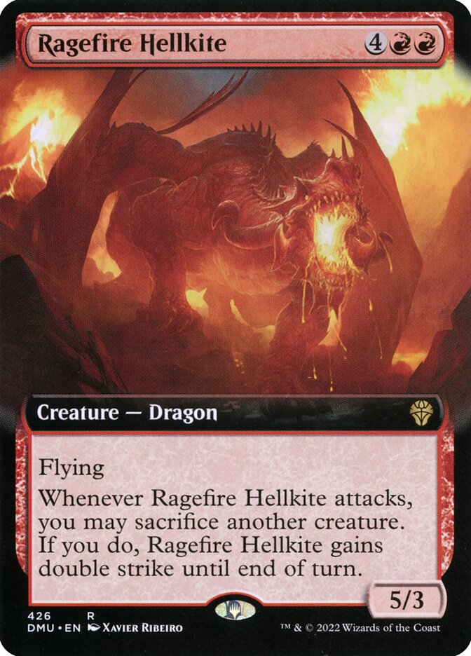 Dragão Avérneo da Fúria Ígnea / Ragefire Hellkite - Magic: The Gathering - MoxLand