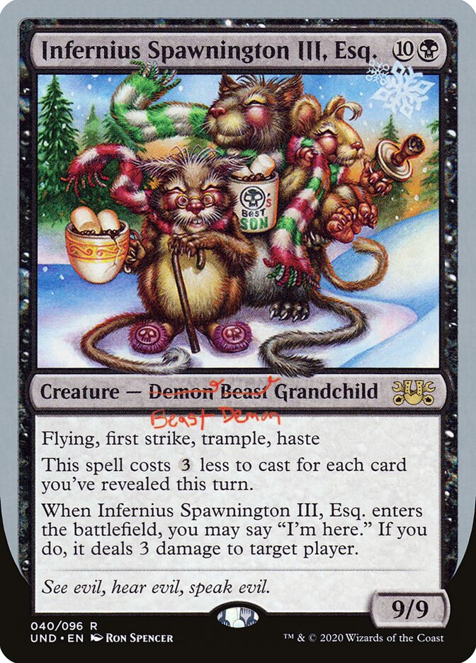 Infernius Spawnington III, Esq. / Infernius Spawnington III, Esq. - Magic: The Gathering - MoxLand