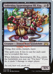 Infernius Spawnington III, Esq. / Infernius Spawnington III, Esq. - Magic: The Gathering - MoxLand