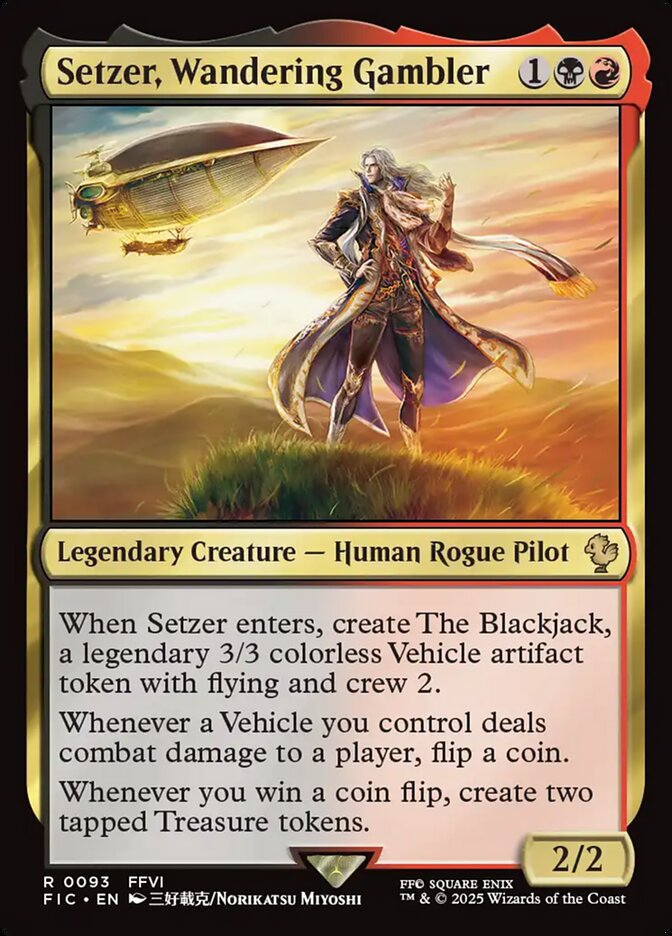 Setzer, Wandering Gambler - Magic: The Gathering - MoxLand