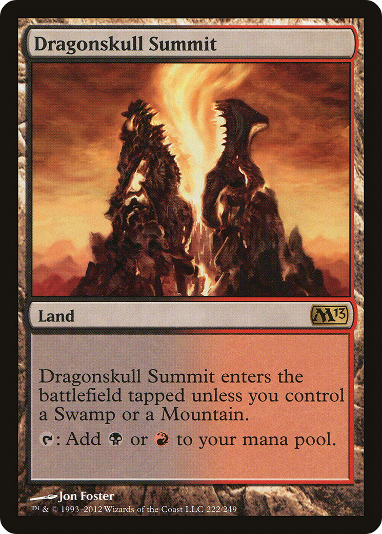 Pico da Caveira de Dragão / Dragonskull Summit - Magic: The Gathering - MoxLand