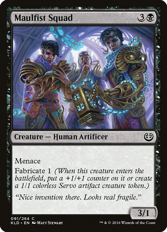 Esquadrão Punho-de-marreta / Maulfist Squad - Magic: The Gathering - MoxLand