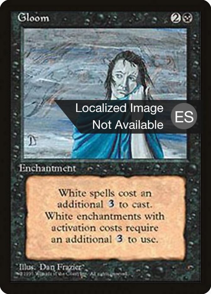 Obscuridade / Gloom - Magic: The Gathering - MoxLand