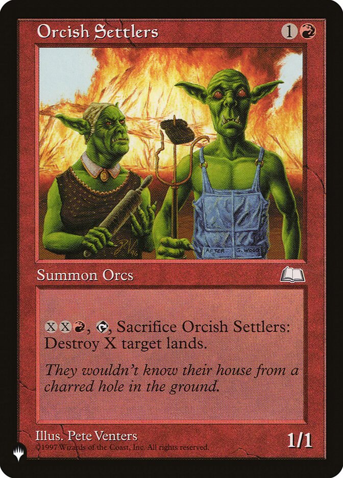 Colonizadores Orcs / Orcish Settlers - Magic: The Gathering - MoxLand