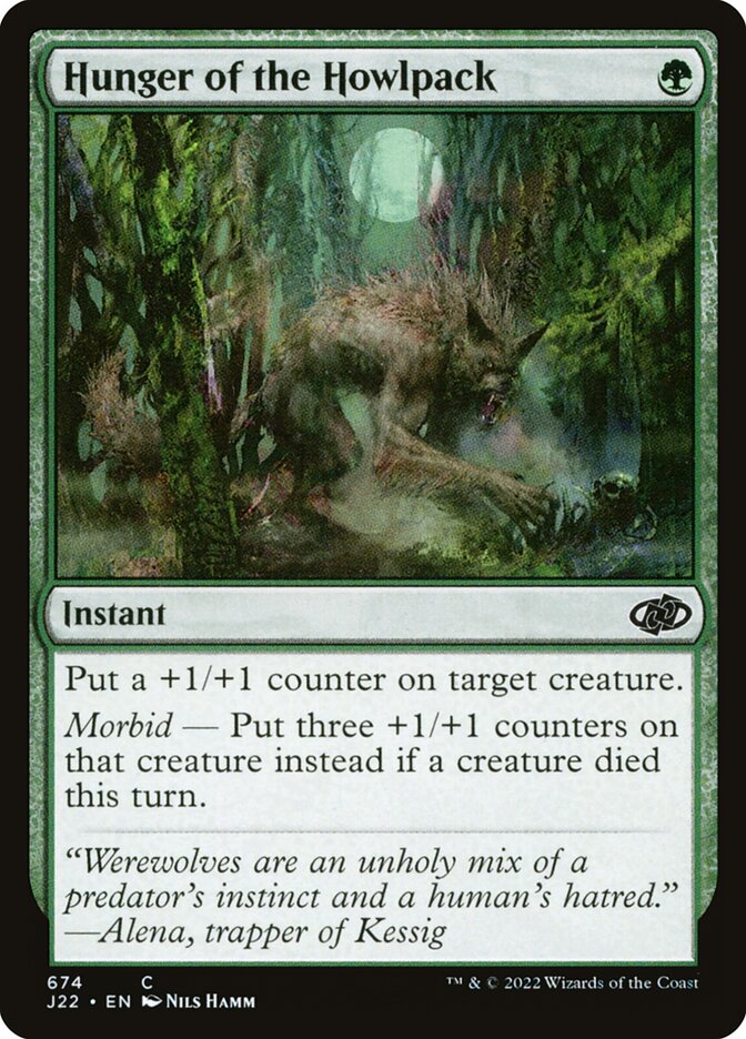 Fome da Alcateia Uivante / Hunger of the Howlpack - Magic: The Gathering - MoxLand