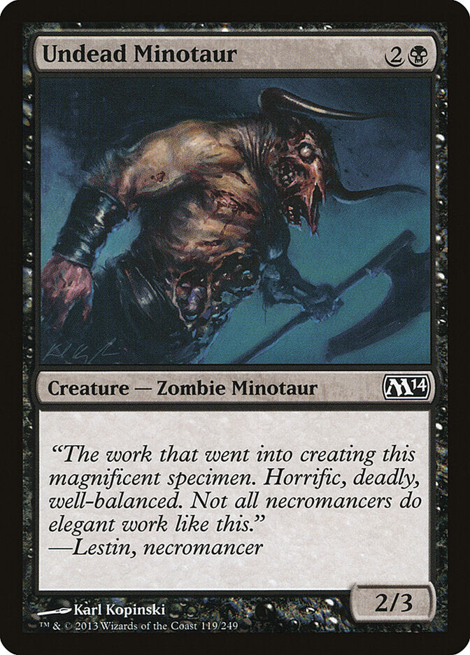 Minotauro Morto-vivo / Undead Minotaur - Magic: The Gathering - MoxLand