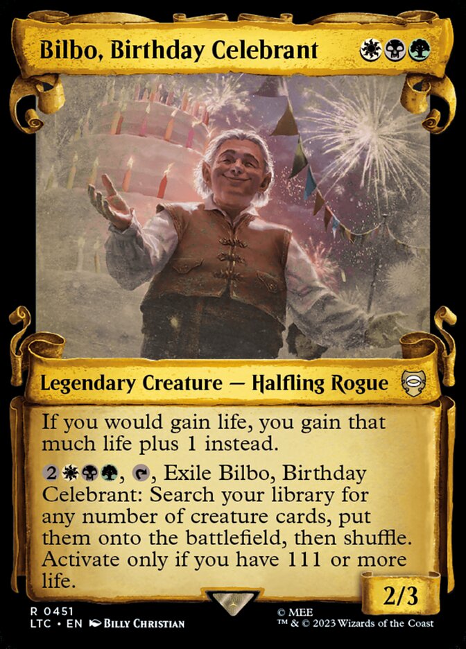 Bilbo, Aniversariante / Bilbo, Birthday Celebrant - Magic: The Gathering - MoxLand