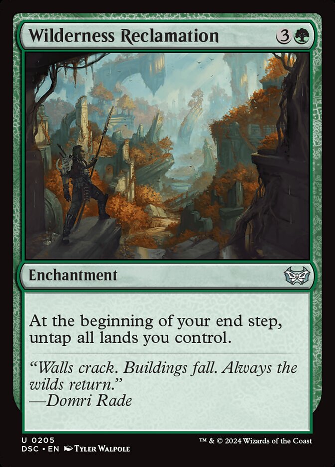 Reconquista da Natureza / Wilderness Reclamation - Magic: The Gathering - MoxLand