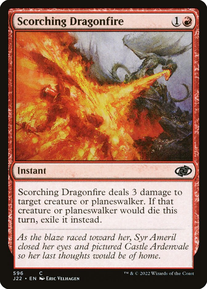 Fogo Dracônico Escaldante / Scorching Dragonfire - Magic: The Gathering - MoxLand