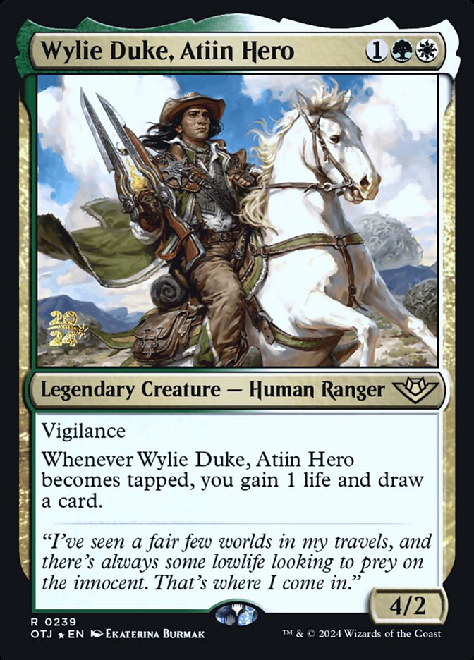 Wylie Duke, Herói Atiin / Wylie Duke, Atiin Hero - Magic: The Gathering - MoxLand