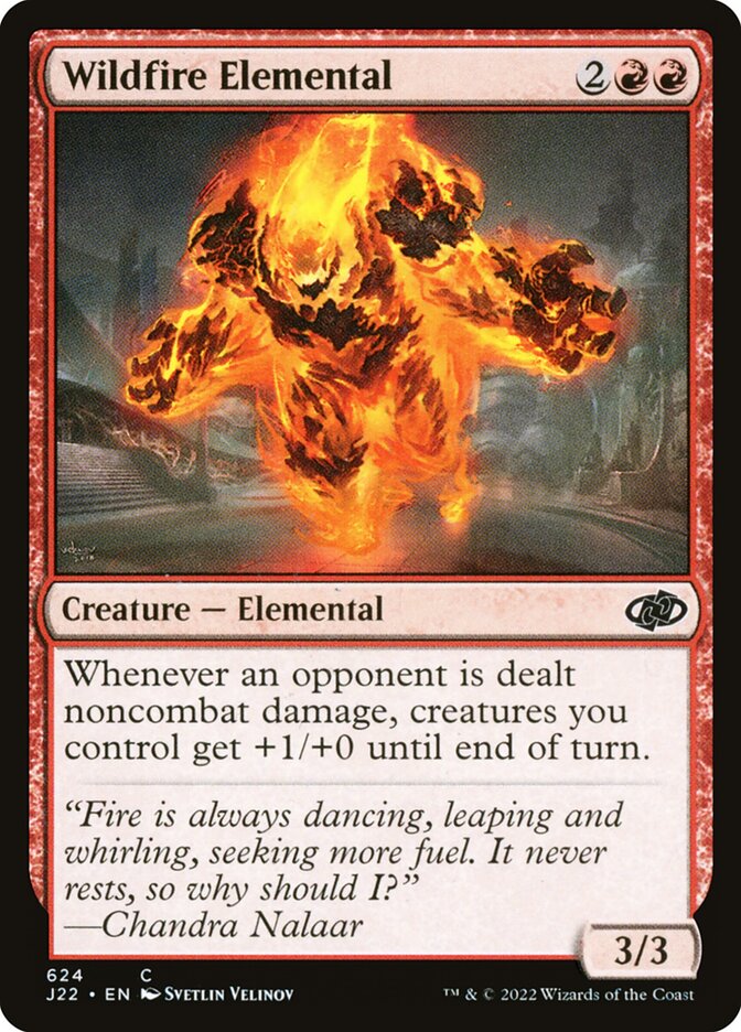 Elemental Incendiário / Wildfire Elemental - Magic: The Gathering - MoxLand