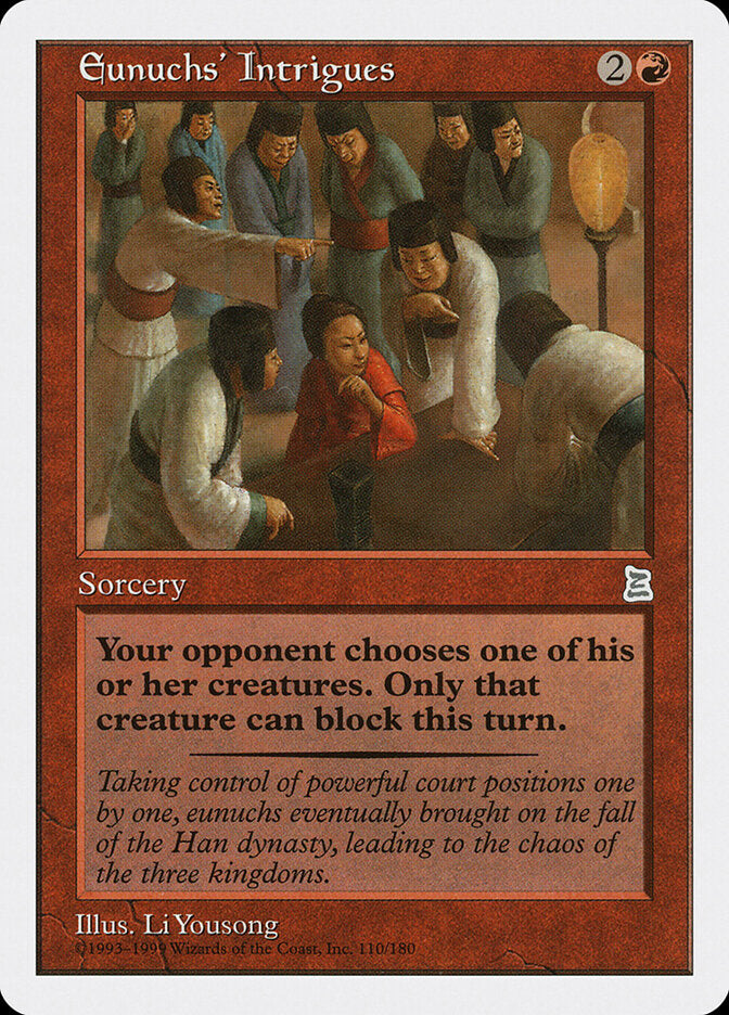 Eunuchs' Intrigues - Magic: The Gathering - MoxLand