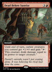 Dead Before Sunrise - Magic: The Gathering - MoxLand