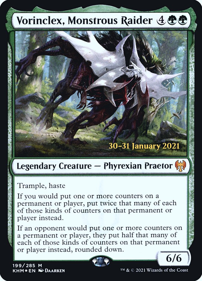 Vorinclex, Salteador Monstruoso / Vorinclex, Monstrous Raider - Magic: The Gathering - MoxLand