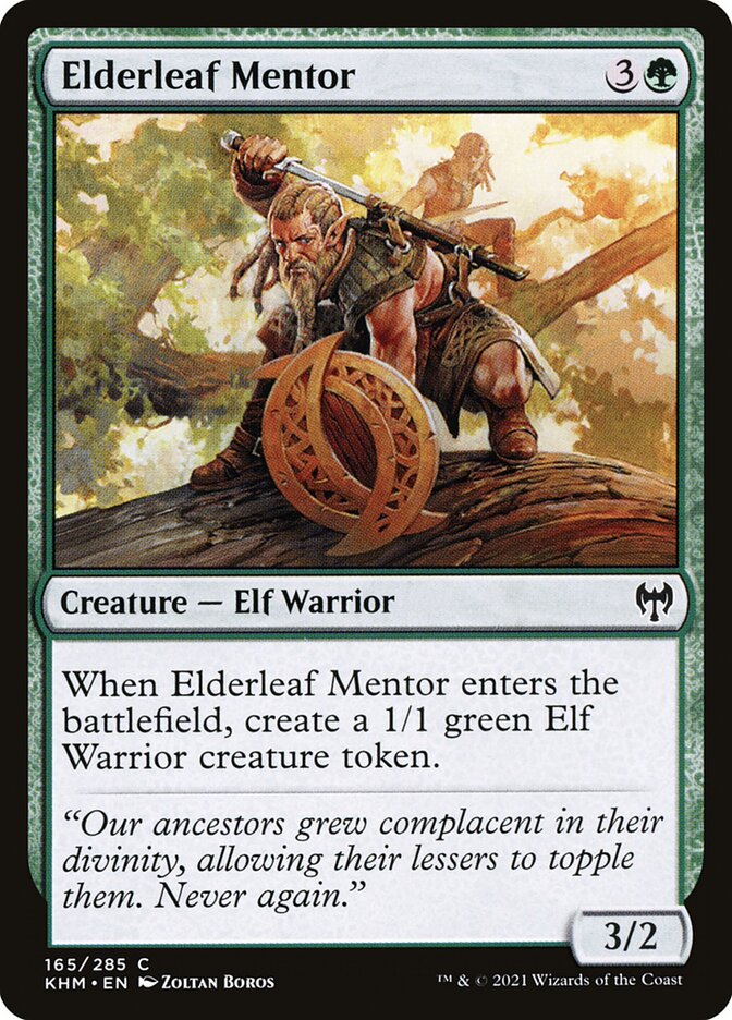 Mentor de Matantiga / Elderleaf Mentor - Magic: The Gathering - MoxLand