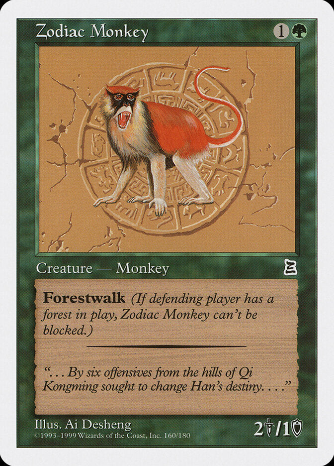 Macaco do Zodíaco / Zodiac Monkey - Magic: The Gathering - MoxLand
