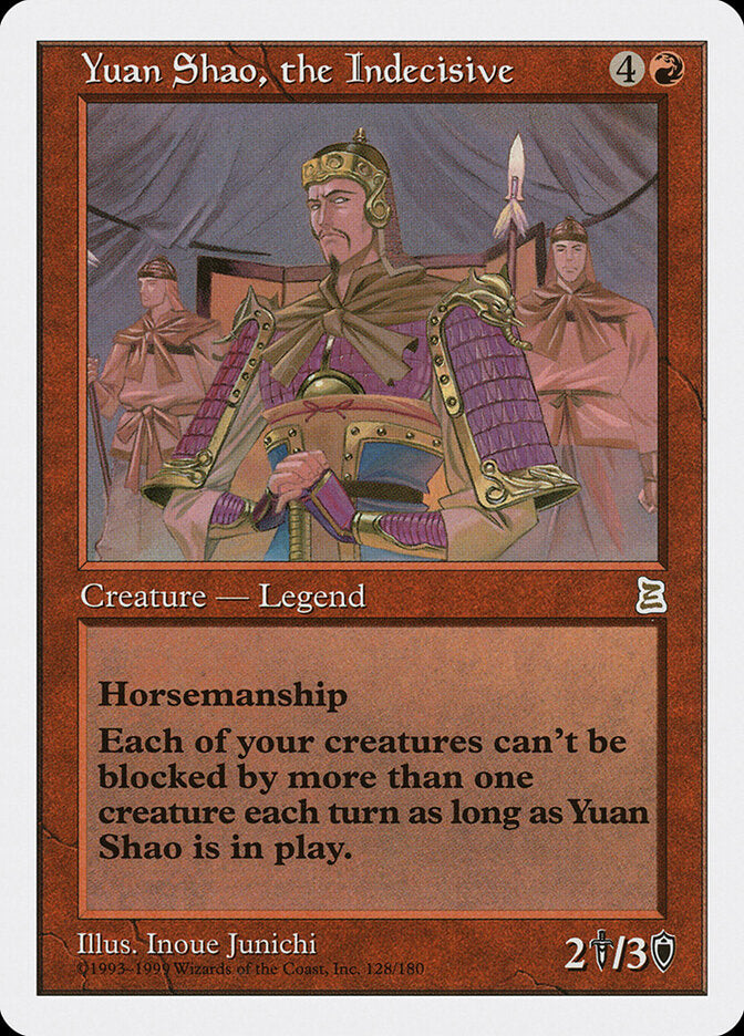 Yuan Shao, the Indecisive - Magic: The Gathering - MoxLand