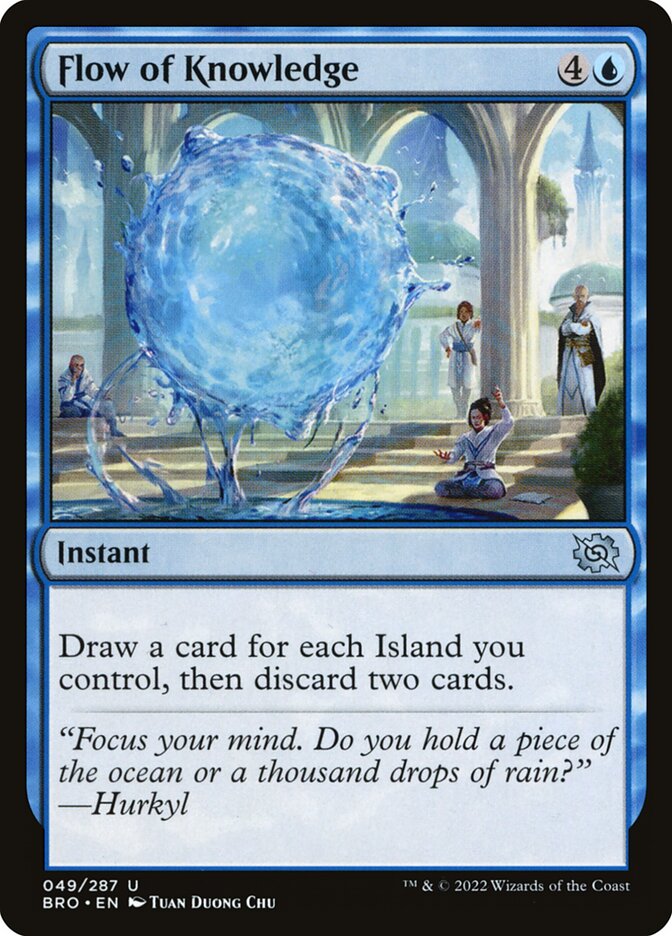 Fluxo do Conhecimento / Flow of Knowledge - Magic: The Gathering - MoxLand