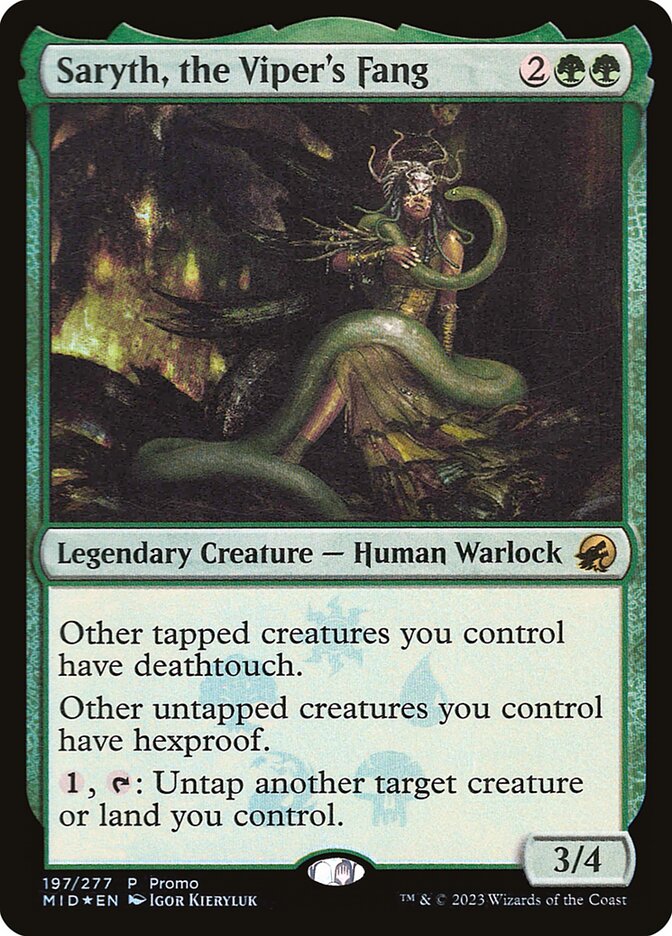 Saryth, a Presa da Víbora / Saryth, the Viper's Fang - Magic: The Gathering - MoxLand