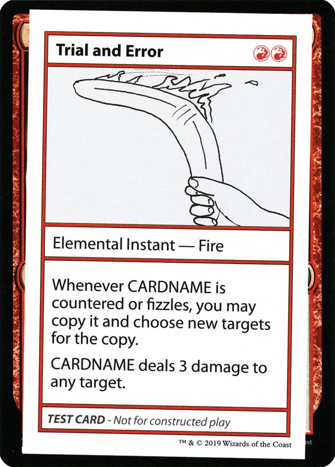 Trial and Error - Magic: The Gathering - MoxLand