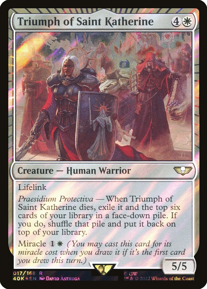Triunfo de Santa Katherine / Triumph of Saint Katherine - Magic: The Gathering - MoxLand