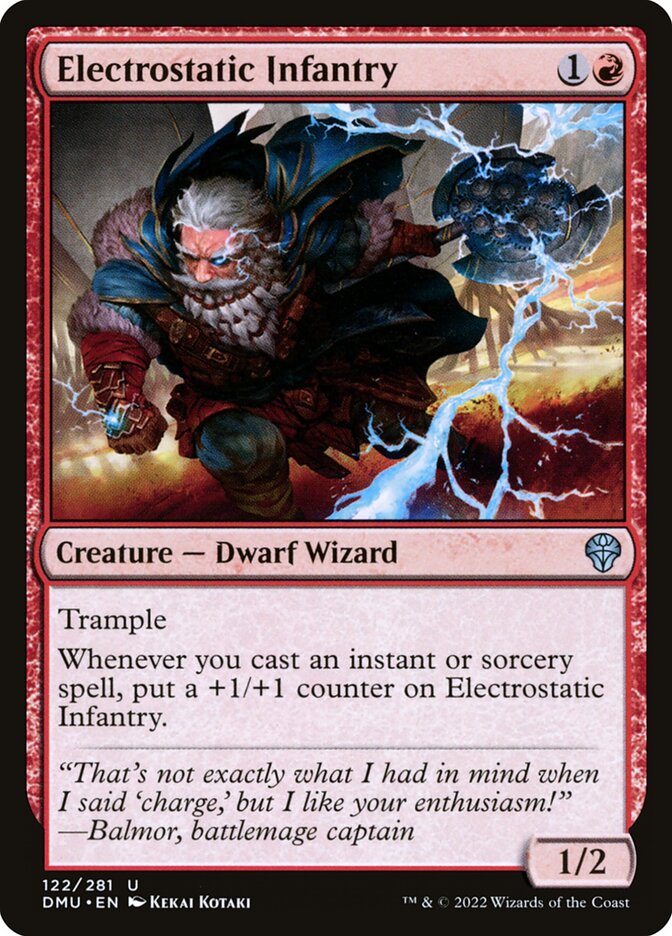 Infantaria Eletrostática / Electrostatic Infantry - Magic: The Gathering - MoxLand