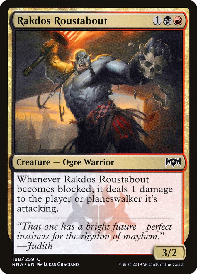 Servente Rakdos / Rakdos Roustabout - Magic: The Gathering - MoxLand