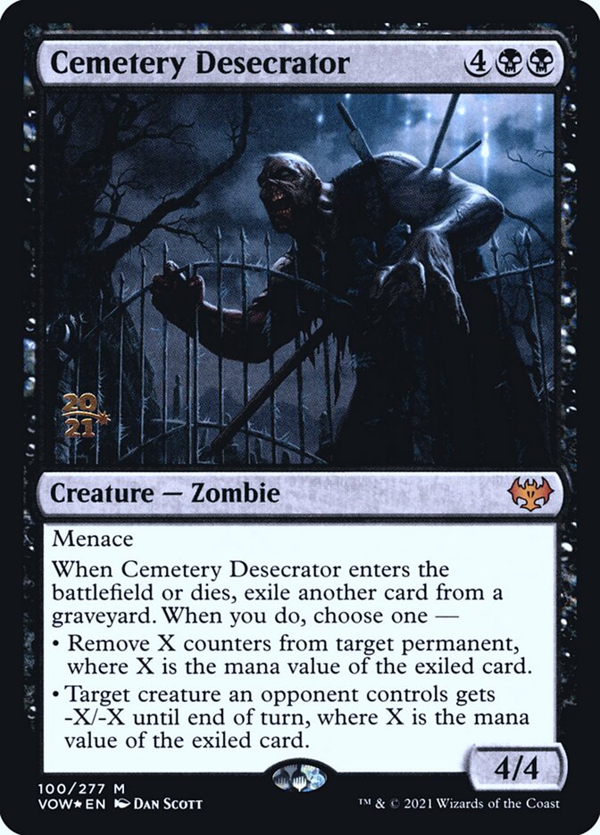 Profanador do Sepulcrário / Cemetery Desecrator - Magic: The Gathering - MoxLand
