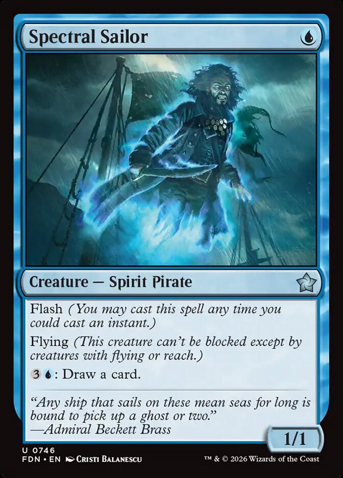 Marinheiro Espectral / Spectral Sailor - Magic: The Gathering - MoxLand