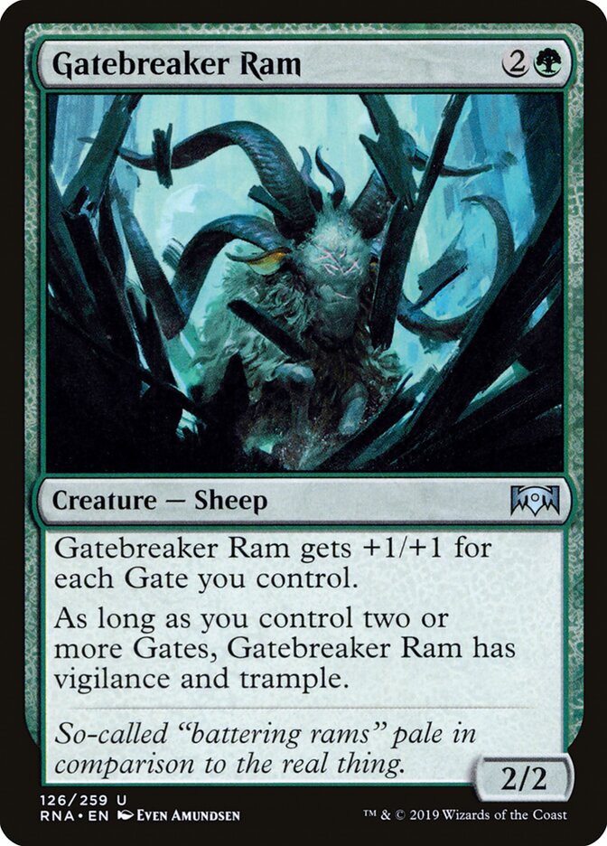 Carneiro Quebra-portões / Gatebreaker Ram - Magic: The Gathering - MoxLand