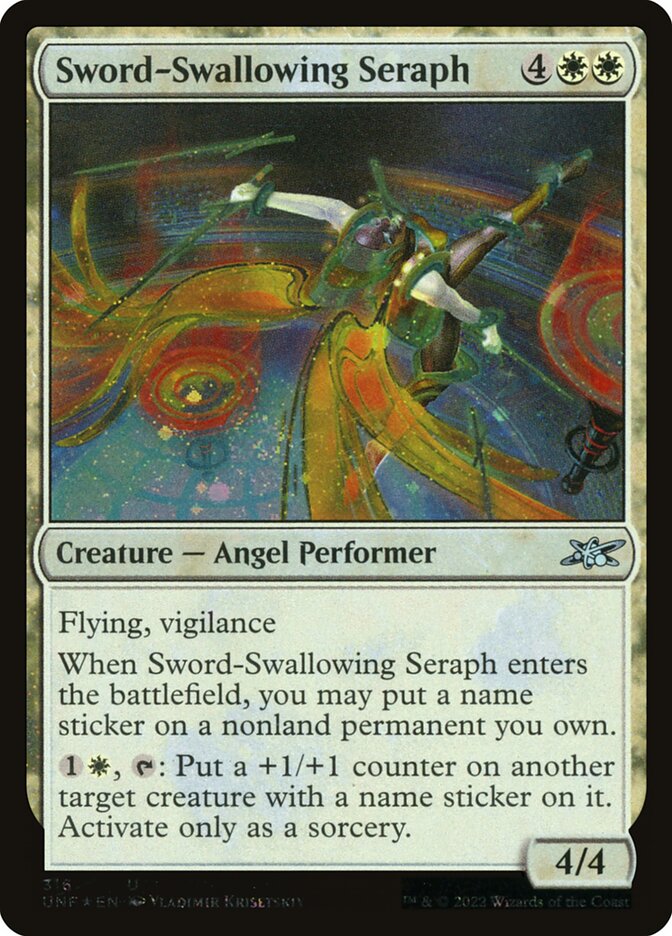 Sword-Swallowing Seraph - Magic: The Gathering - MoxLand