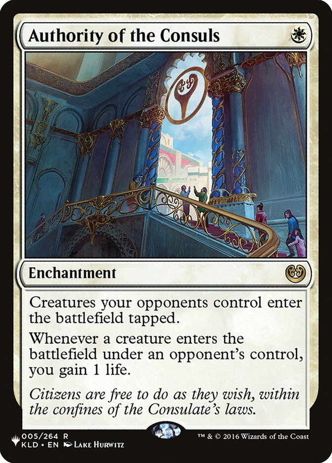 Autoridade dos Cônsules / Authority of the Consuls - Magic: The Gathering - MoxLand