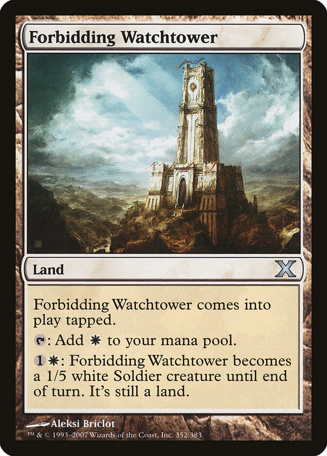 Torre de Vigia Portentosa / Forbidding Watchtower - Magic: The Gathering - MoxLand