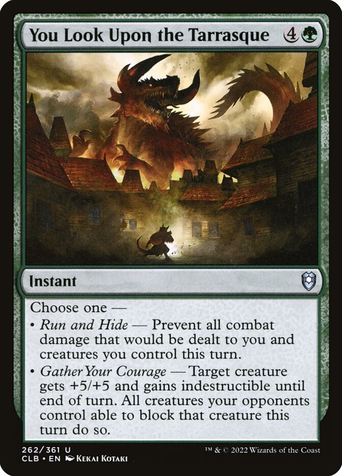 Você Vê o Tarrasque / You Look Upon the Tarrasque - Magic: The Gathering - MoxLand