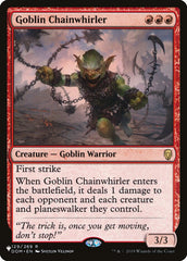 Goblin Lança-correntes / Goblin Chainwhirler - Magic: The Gathering - MoxLand