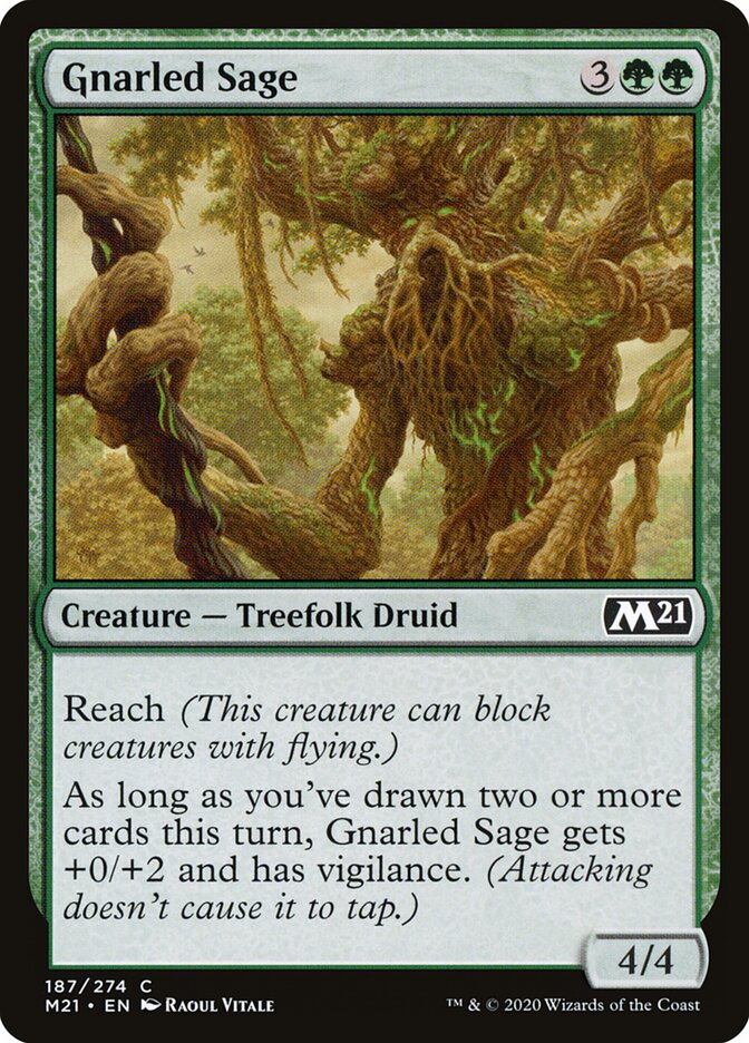 Sábio Nodoso / Gnarled Sage - Magic: The Gathering - MoxLand