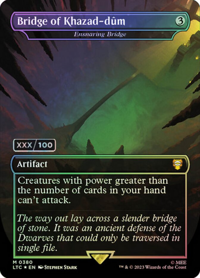Ponte Traiçoeira / Ensnaring Bridge - Magic: The Gathering - MoxLand