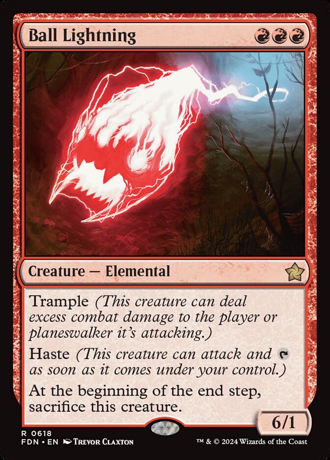 Esfera de Raios / Ball Lightning - Magic: The Gathering - MoxLand