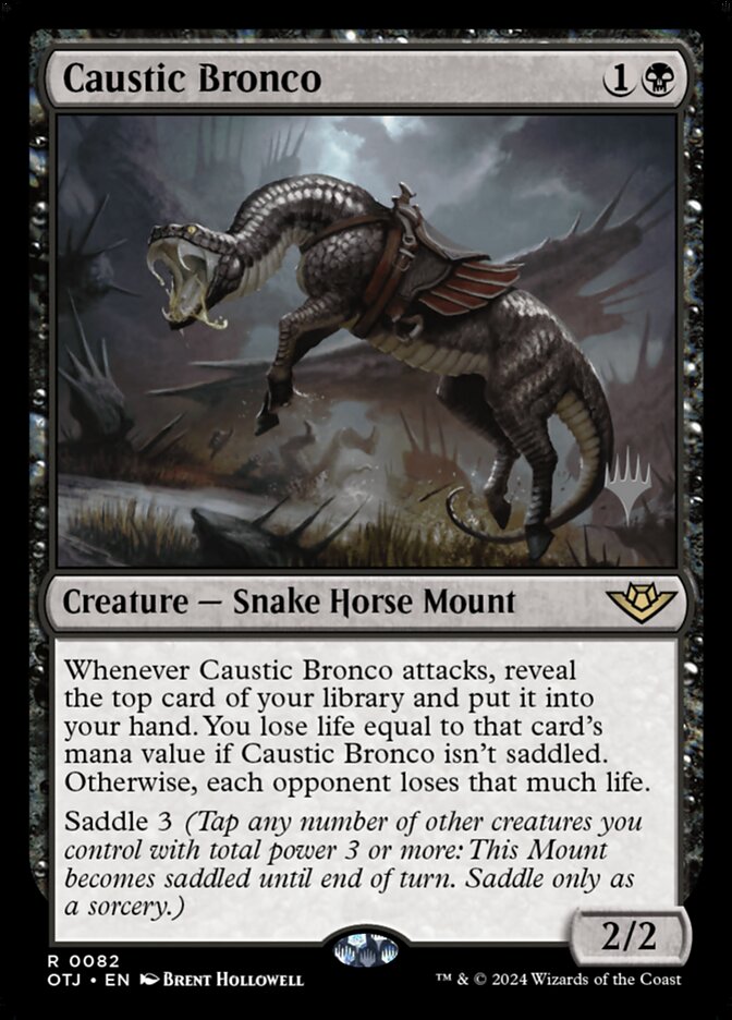 Xucro Cáustico / Caustic Bronco - Magic: The Gathering - MoxLand