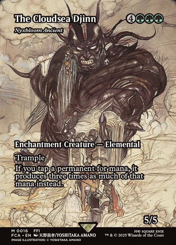 The Cloudsea Djinn - Magic: The Gathering - MoxLand