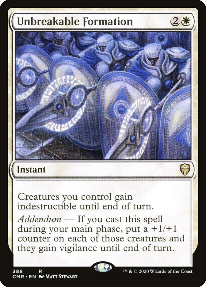 Formação Inquebrável / Unbreakable Formation - Magic: The Gathering - MoxLand