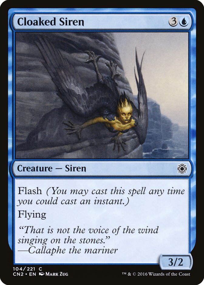 Sirena Camuflada / Cloaked Siren - Magic: The Gathering - MoxLand