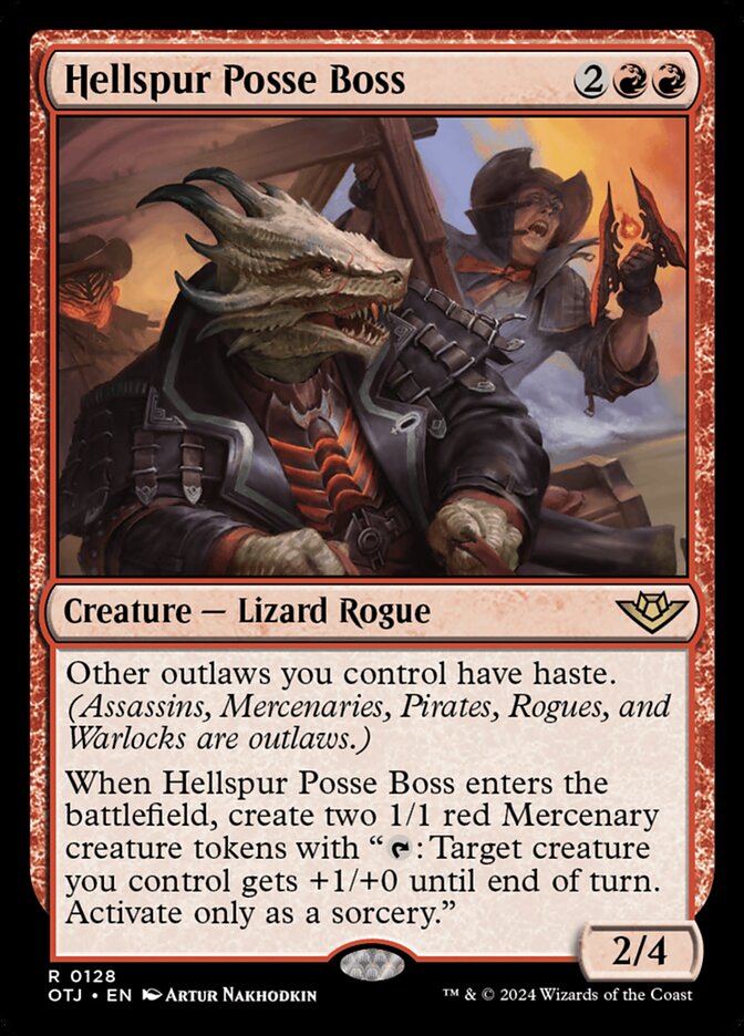 Chefe de Milícia Necrospora / Hellspur Posse Boss - Magic: The Gathering - MoxLand