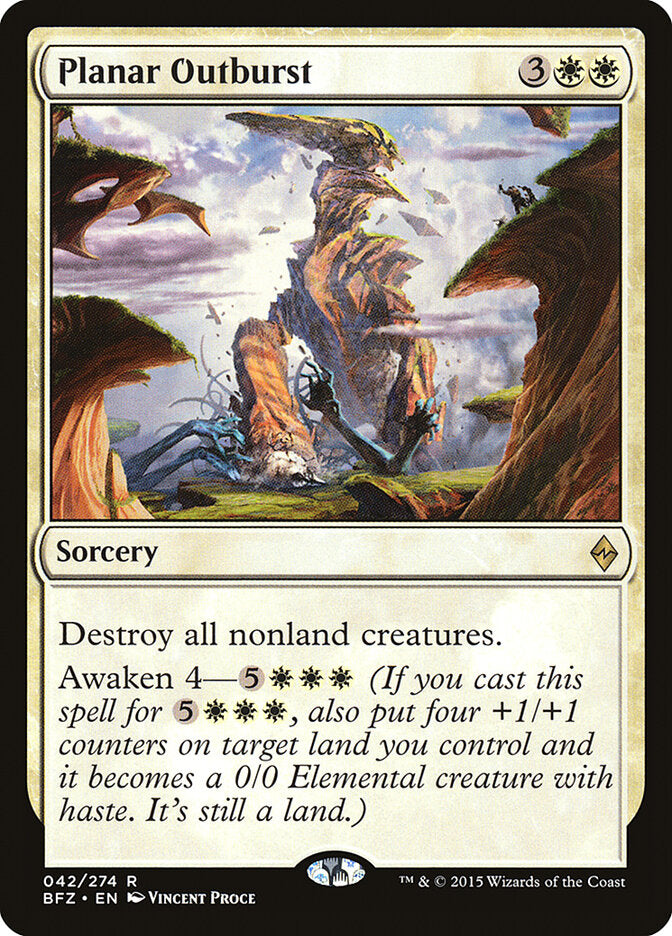Irrupção Planar / Planar Outburst - Magic: The Gathering - MoxLand