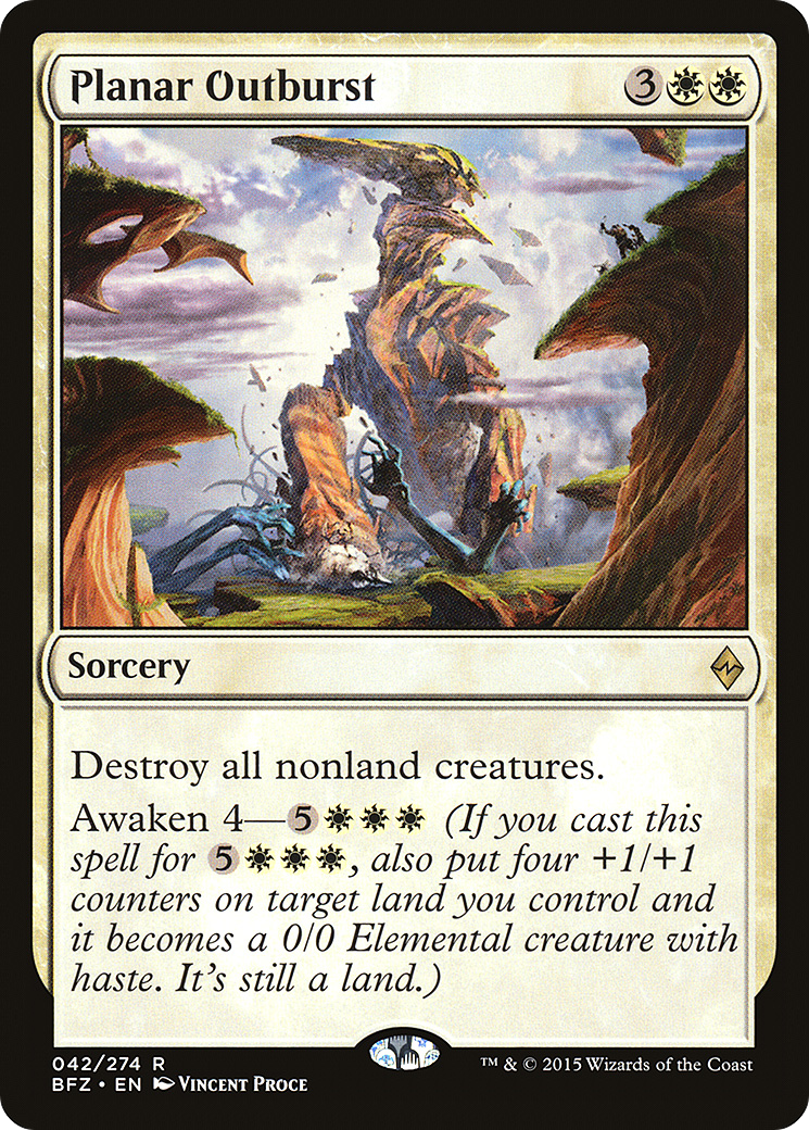 Irrupção Planar / Planar Outburst - Magic: The Gathering - MoxLand