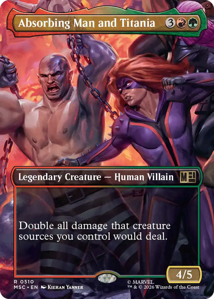 Absorbing Man and Titania - Magic: The Gathering - MoxLand