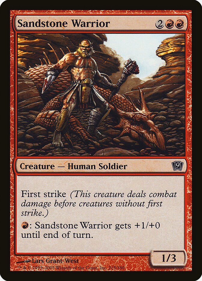 Guerreiro de Arenito / Sandstone Warrior - Magic: The Gathering - MoxLand