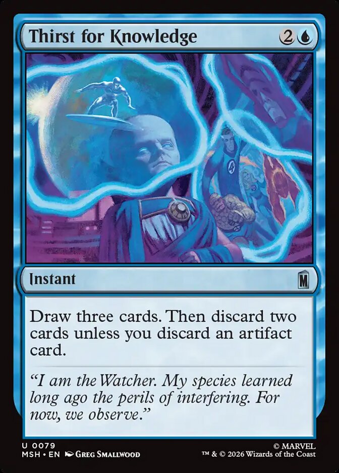 Thirst for Knowledge - Magic: The Gathering - MoxLand